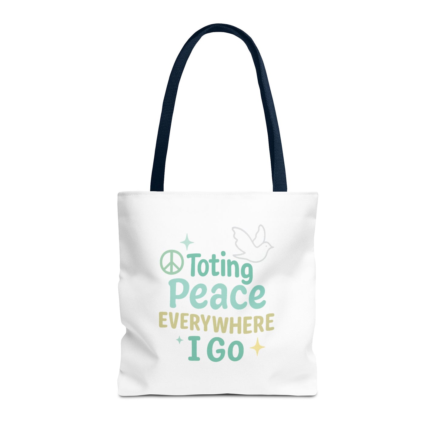 Peaceful Reusable Tote Bag