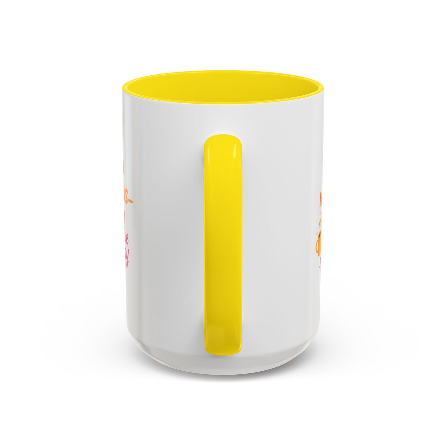 Sip Happens Coffee Mug - Stay Positive Anyway, Gift for Coffee Lovers, Inspirational Mug, Office Decor, Fun Kitchenware