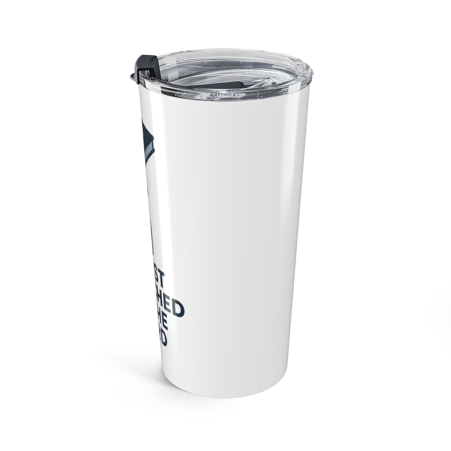 Inspirational Tumbler 20oz - Thirst Quenched by the Word, Christian Travel Mug, Bible Verse Tumbler, Faith-Based Gift, Religious Drinkware