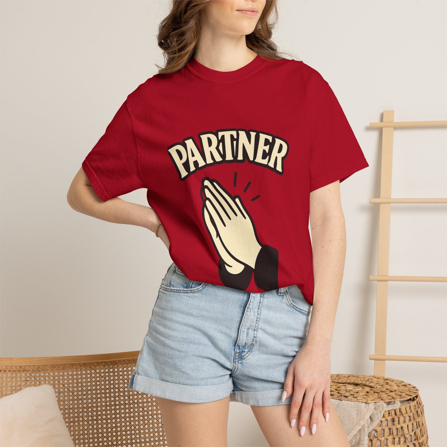 Partner Graphic Tee, Unisex T-Shirt, Couples Gift, Relationship Apparel, Casual Streetwear, Cute Partner Shirt