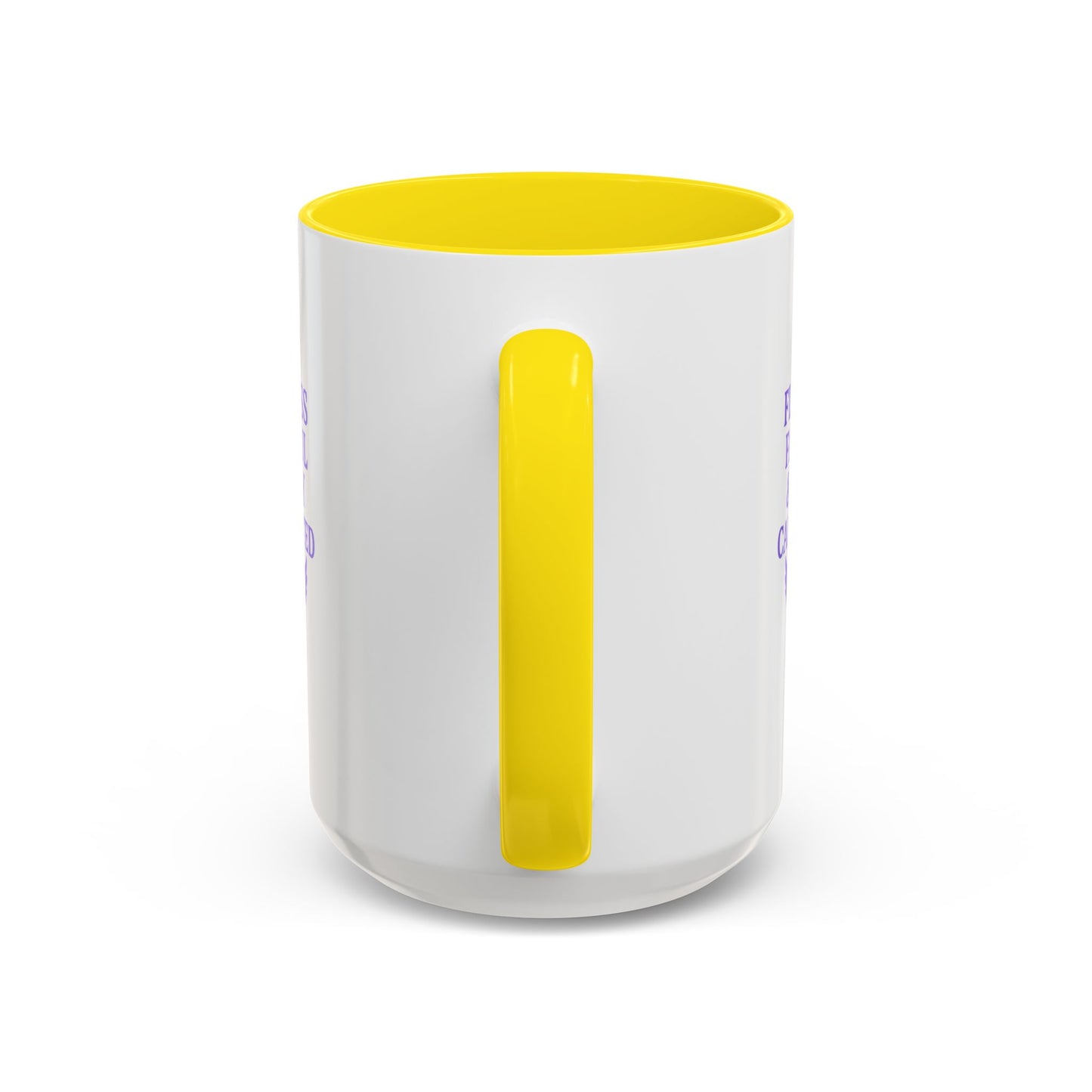 Flawless & Fully Caffeinated Accent Coffee Mug for Faithful Friends, Inspirational Gift, Morning Motivation Cup, Bible Lover's Mug
