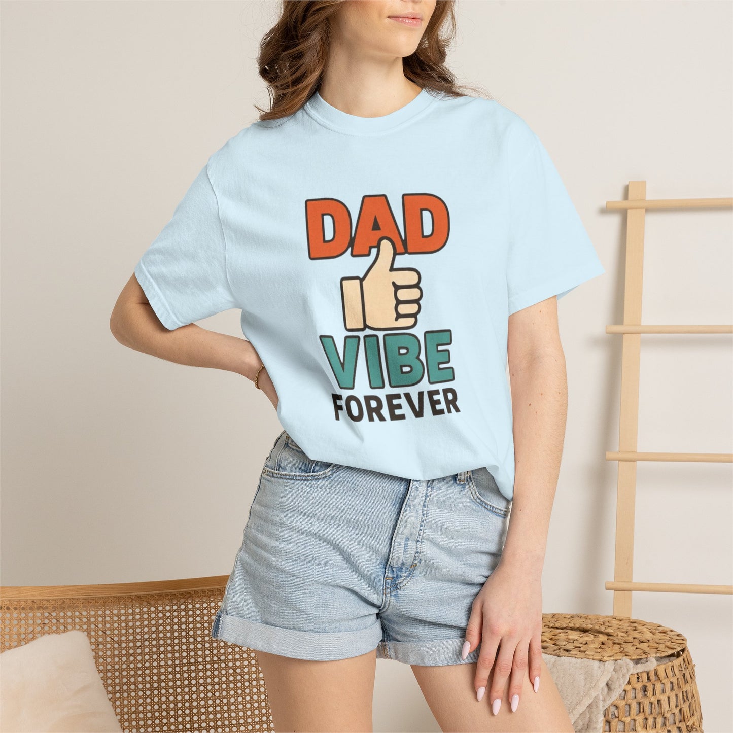 Dad Vibe Forever T-Shirt — Retro Thumbs-Up Father's Day Tee
