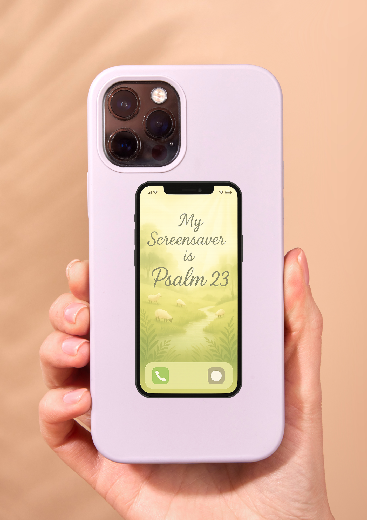 Psalm 23 Screensaver - Phone Case