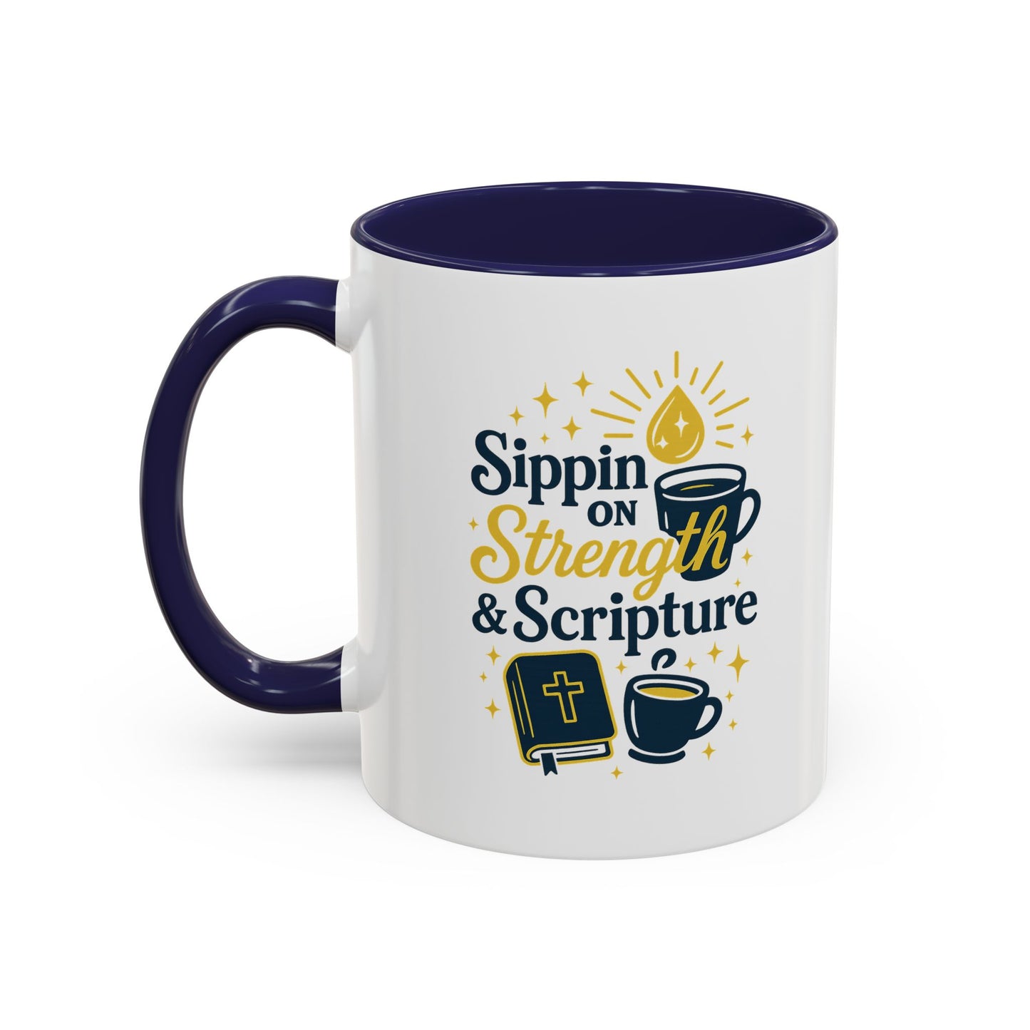 Inspirational Coffee Mug for Faith and Motivation, Perfect Gift for Christians, Scripture Quotes Mug, Cozy Beverage Companion, [...]