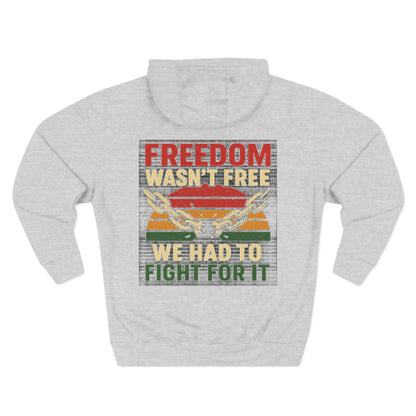 Freedom Fight Social Justice Fleece Hoodie