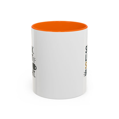 Accent Coffee Mug - Speak Light Sip Bright - Inspirational Coffee Cup, Unique Gift, Kitchen Decor, Motivational Mug, Personalize Your Sip