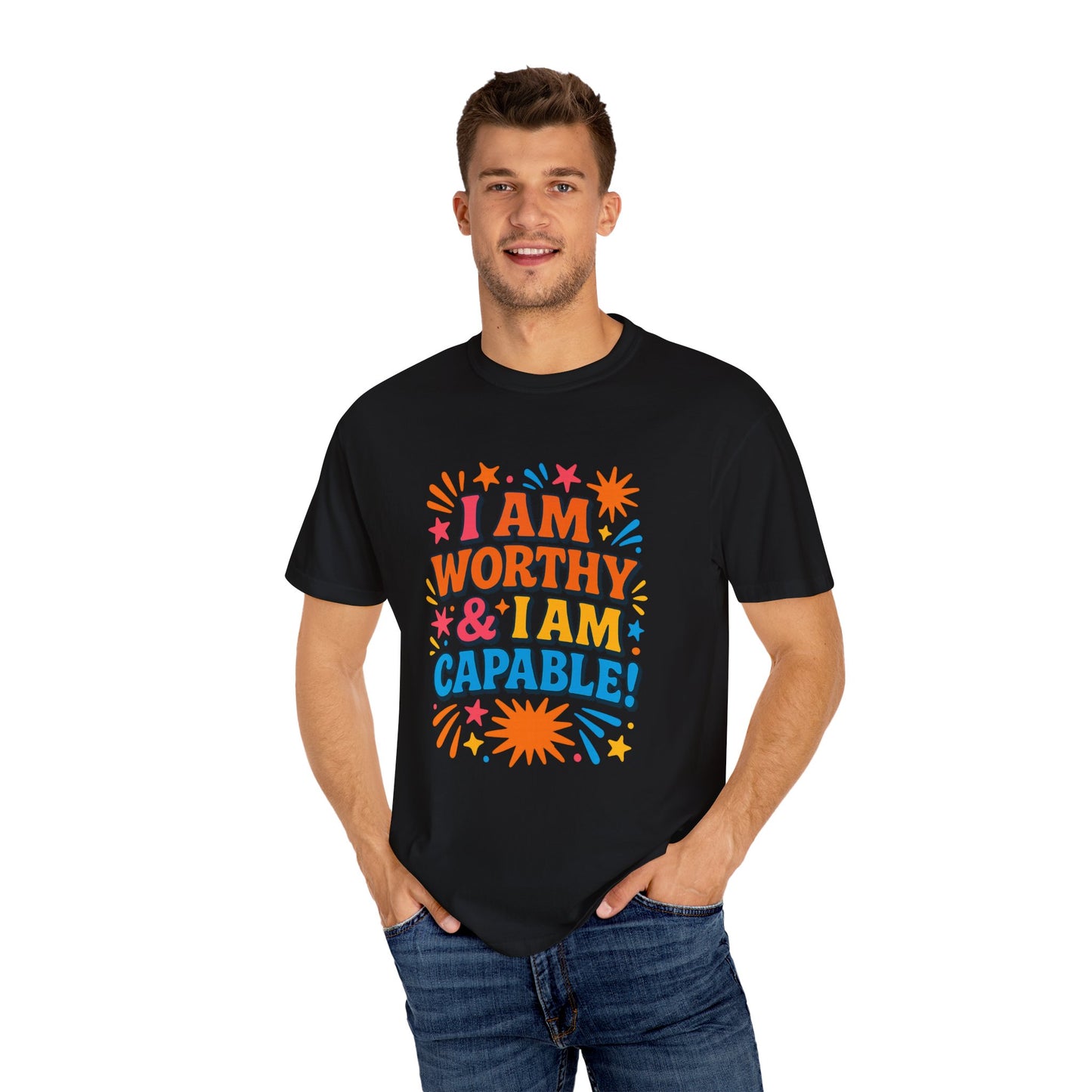 Empowering Quotes Self-Love Garment-Dyed T-Shirt
