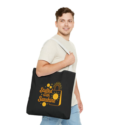 Sunshine Tote Bag Brighten Your Day  Reusable Shopping Bag  Beach Tote  Gift Idea for Friends  Summer Essentials