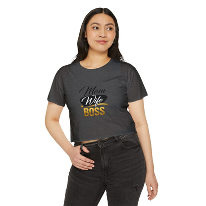 Mom Wife Boss Unisex Tee