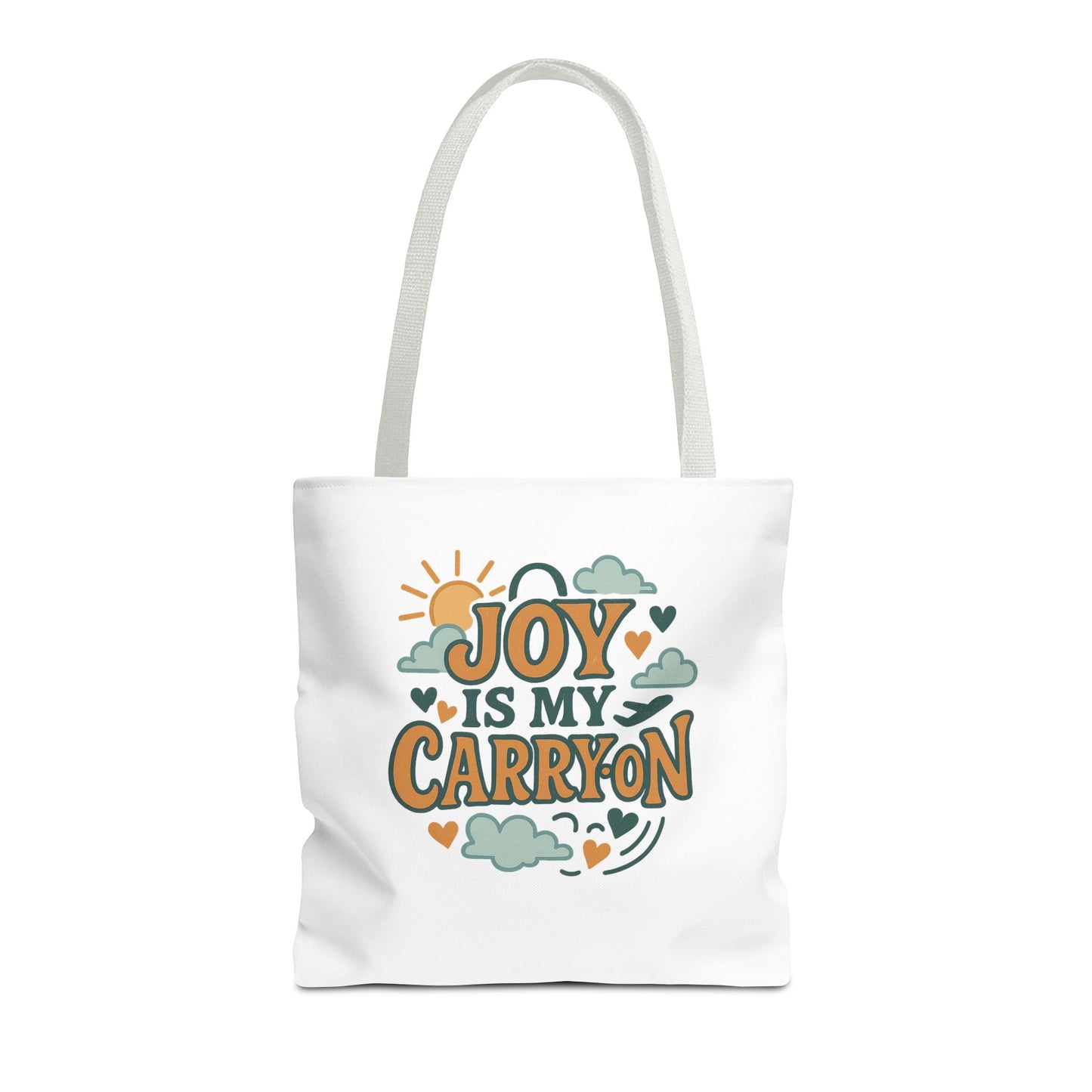 Joyful Carryall Tote Bag | Eco-Friendly Shopper | Perfect for Gifts, Organizing, Travel, Beach Days, and Everyday Errands