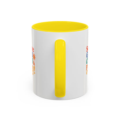 Serve God, Chill & Pray Accent Coffee Mug (11, 15oz)