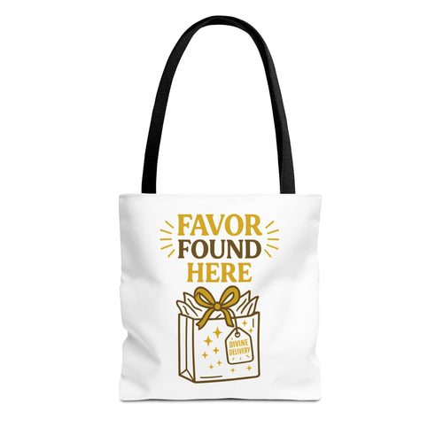 Favor Found Here Tote Bag - Perfect Gift for Celebrations, Party Favors, Birthday, Bridal Shower, Eco-Friendly