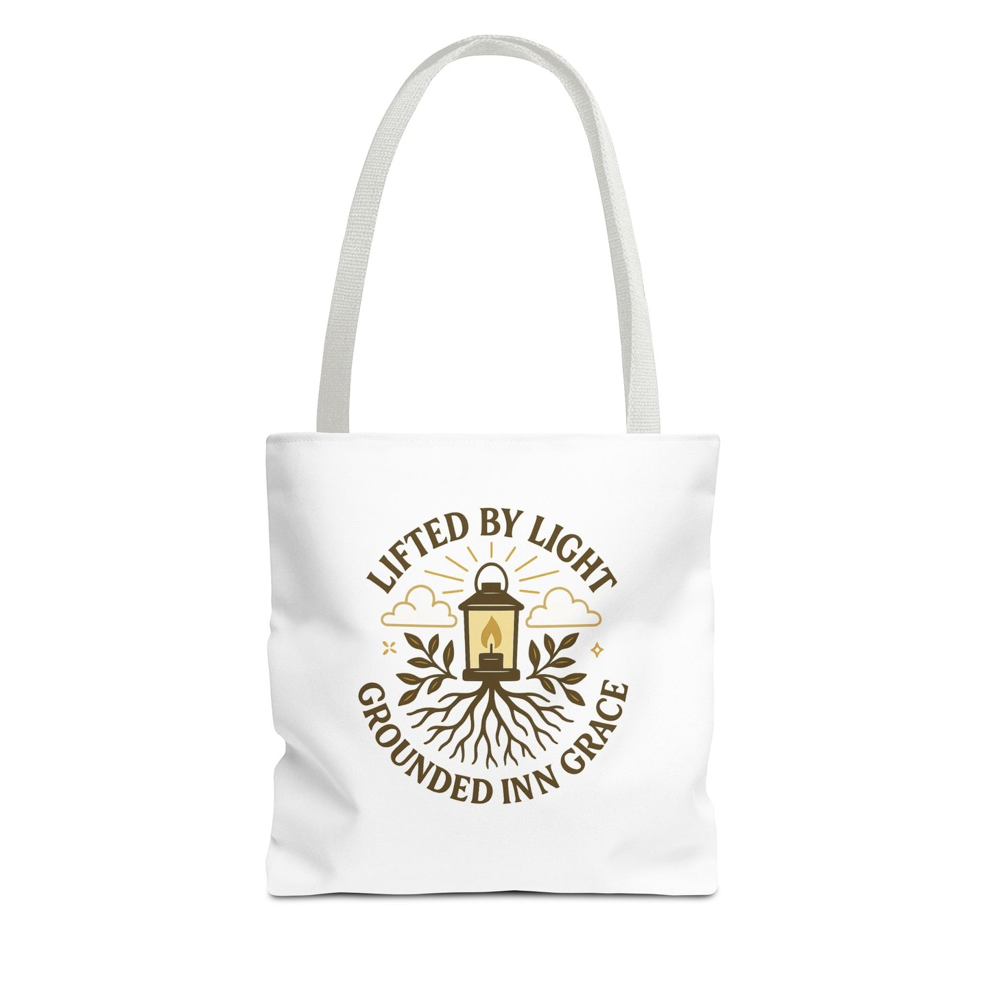 Grounded by Grace Tote Bag, Inspirational Gift, Eco-Friendly Shopping Tote, Spiritual Tote, Unique Artwork, Motivational Bag, Everyday [...]