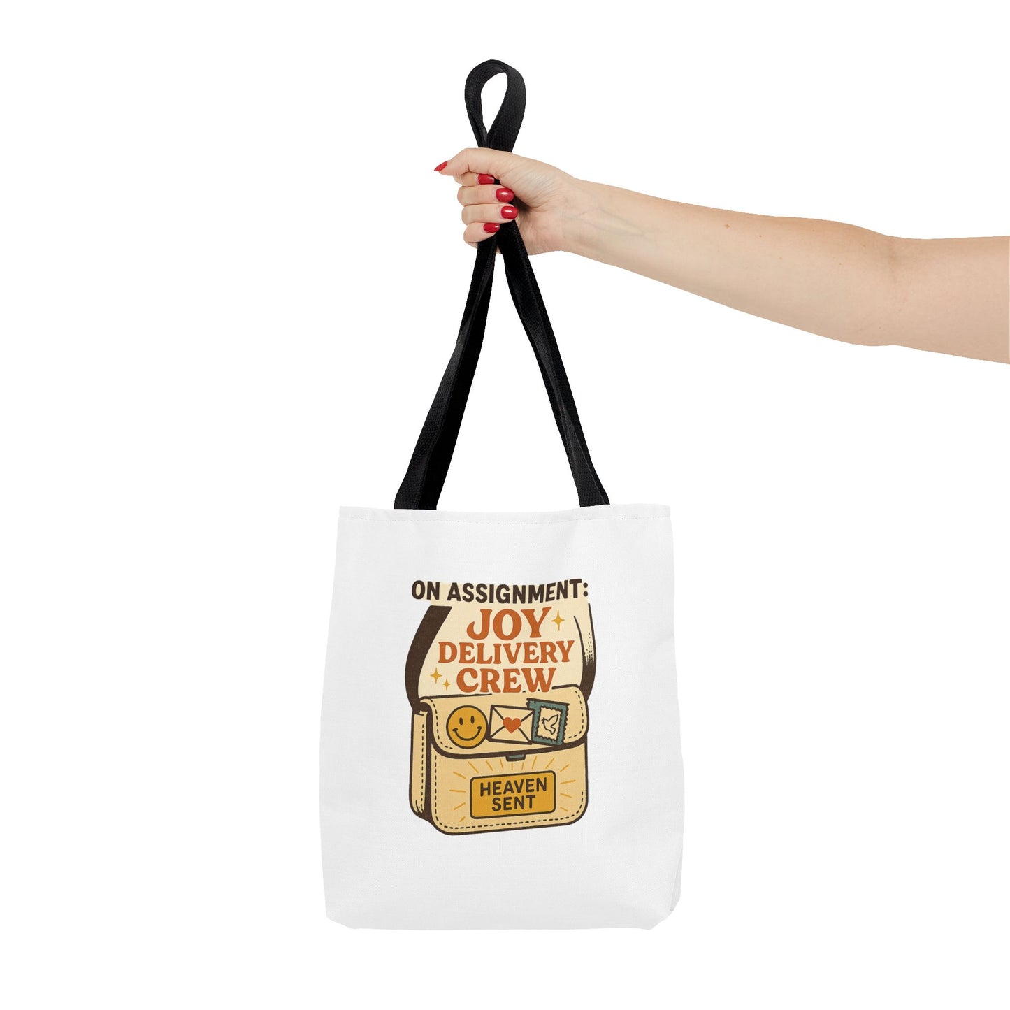 Joy Delivery Crew Tote Bag - Heaven Sent, Birthday Gift, Grocery Bag, Eco-Friendly Tote, Unique Gift Idea