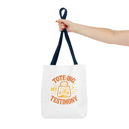 My Testimony Inspirational Tote Bag