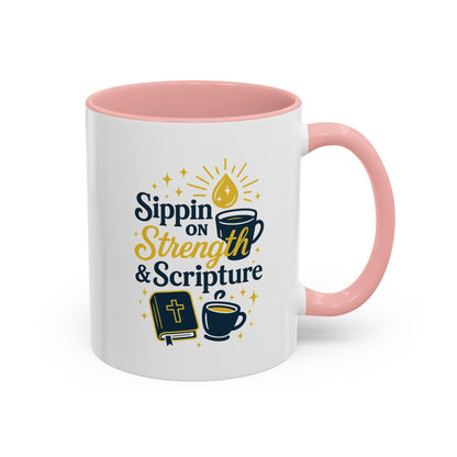 Inspirational Coffee Mug for Faith and Motivation, Perfect Gift for Christians, Scripture Quotes Mug, Cozy Beverage Companion, [...]