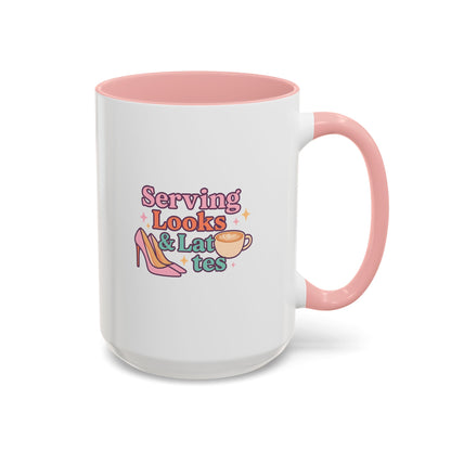 Chic Coffee Mug: Serving Looks & Lattes | Trendy Gift for Coffee Lovers, Fashion Enthusiasts, Housewarming, Birthdays, Mom's Day
