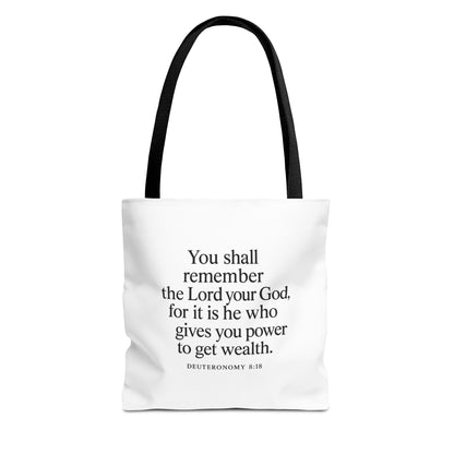 Inspirational Tote Bag - Faith Quote, Bible Verse Gift, Christian Tote, Scripture Bag, Positive Affirmation Accessory