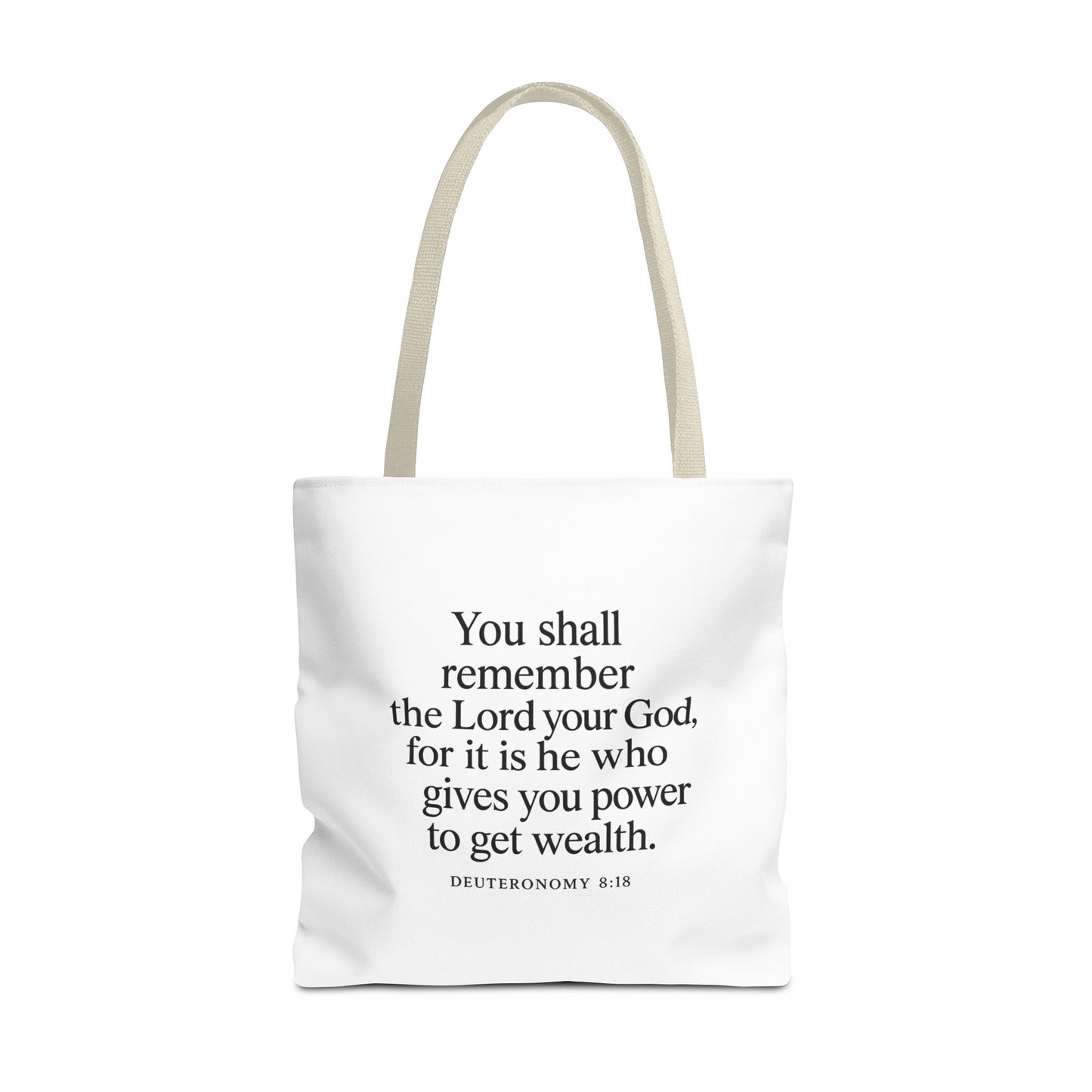 Inspirational Tote Bag - Faith Quote, Bible Verse Gift, Christian Tote, Scripture Bag, Positive Affirmation Accessory