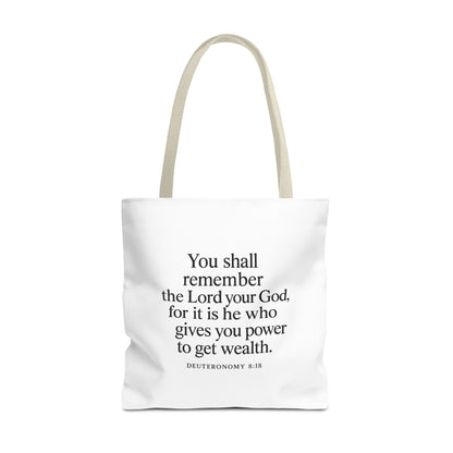 Inspirational Tote Bag - Faith Quote, Bible Verse Gift, Christian Tote, Scripture Bag, Positive Affirmation Accessory