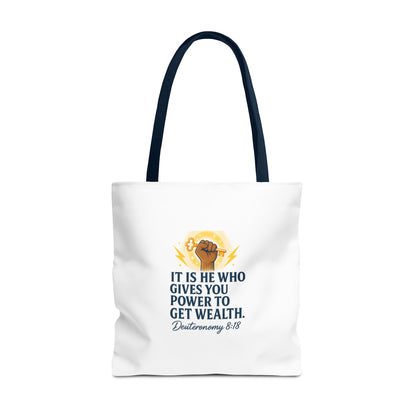 Affirmation Art Bible Verse Tote Bag