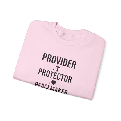 Provider Protector Peacemaker Sweatshirt – Inspirational Crewneck