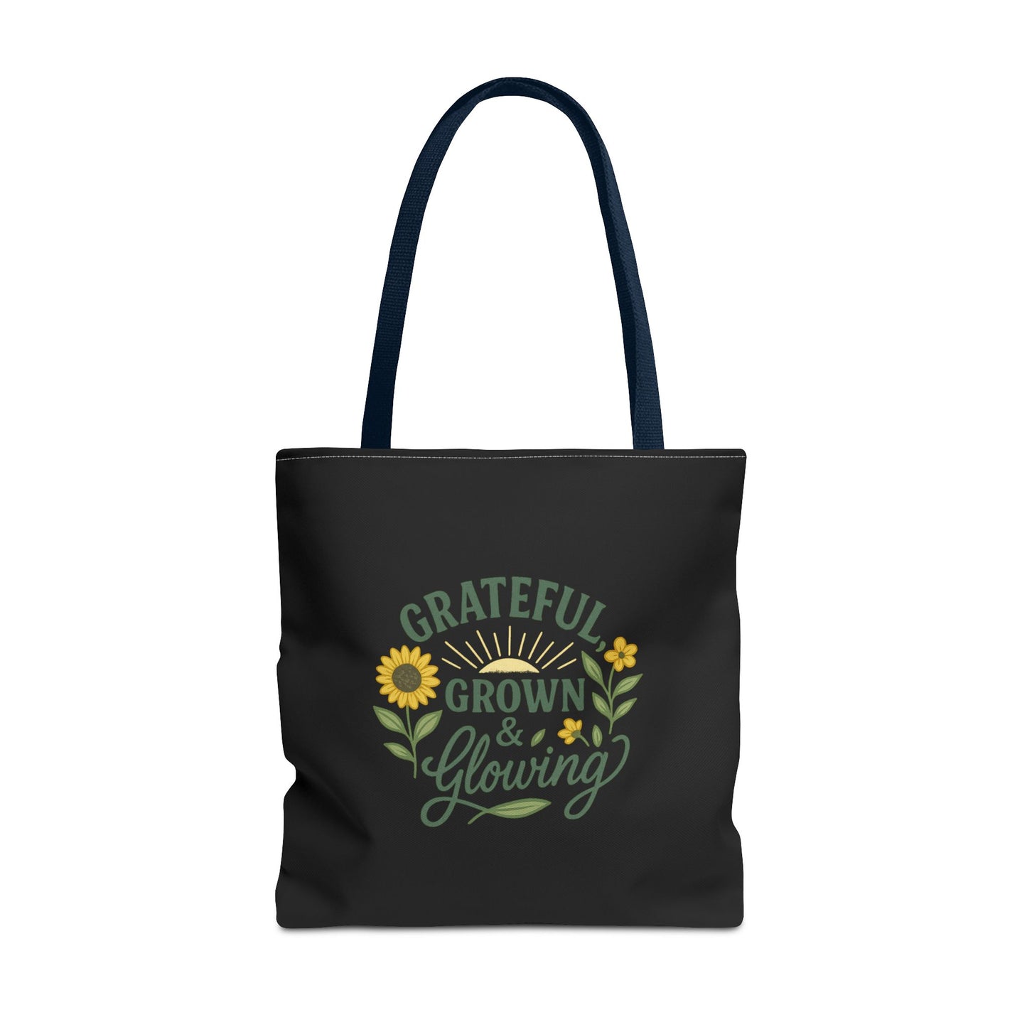Grateful Grown & Glowing Tote Bag Eco-Friendly Shopper