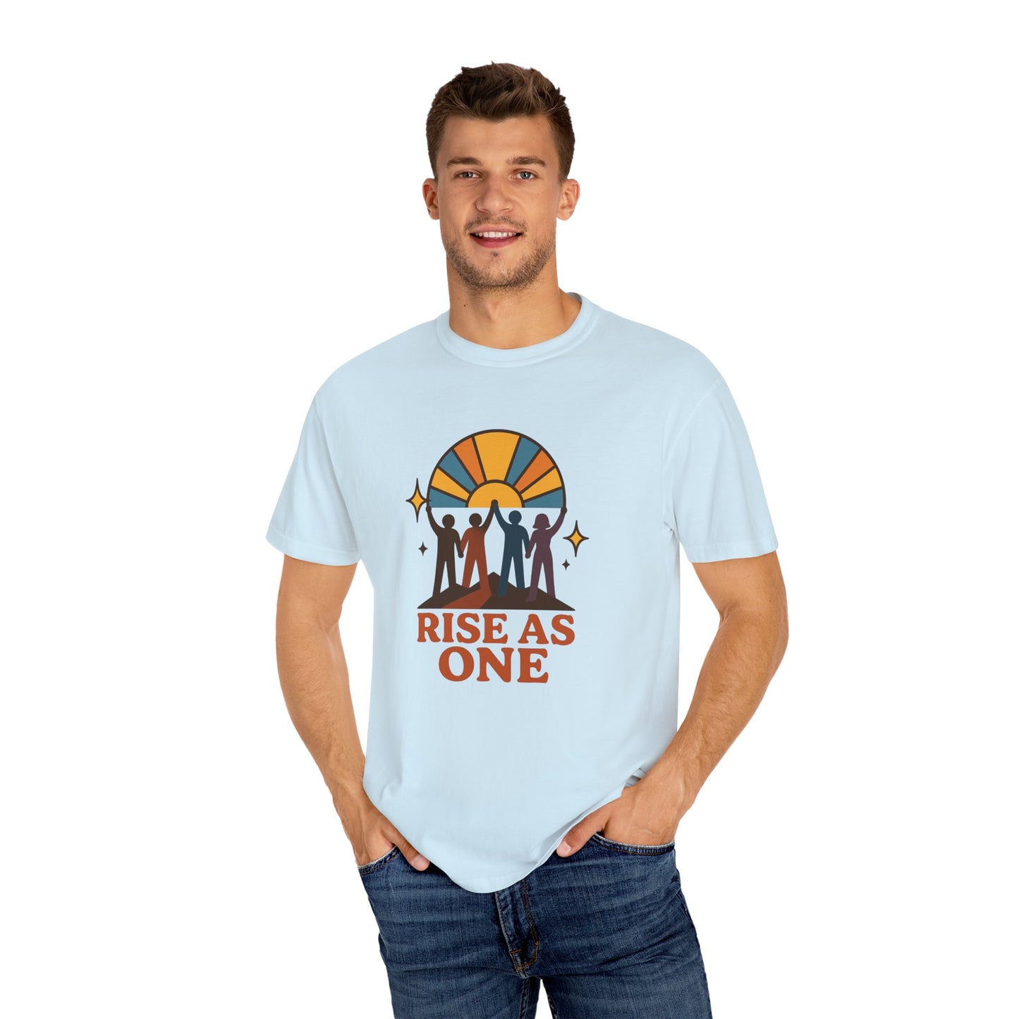 Unity Graphic Tee - Inspirational Unisex Shirt - Rise As One T-shirt, Equality Apparel, Gift for Social Activists, Summer Fashion