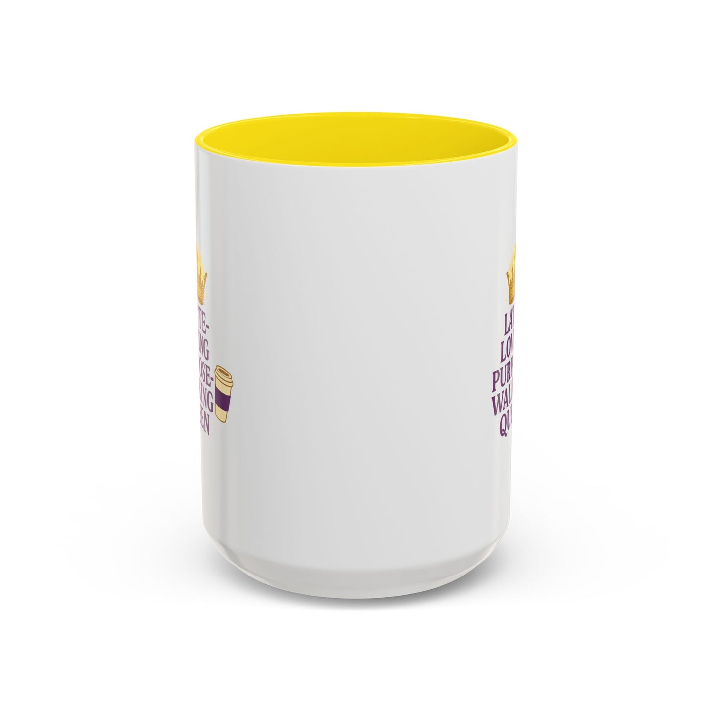 Latte-Loving Queen Coffee Mug - Perfect for Coffee Lovers, Birthday Gift, Personalized Kitchen Decor, Mother's Day Gift, Fun Office Mug