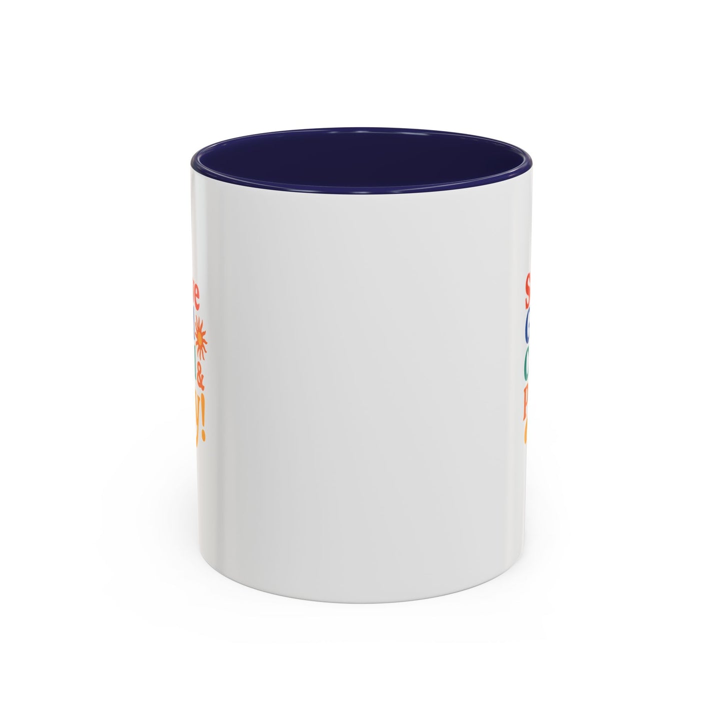 Serve God, Chill & Pray Accent Coffee Mug (11, 15oz)