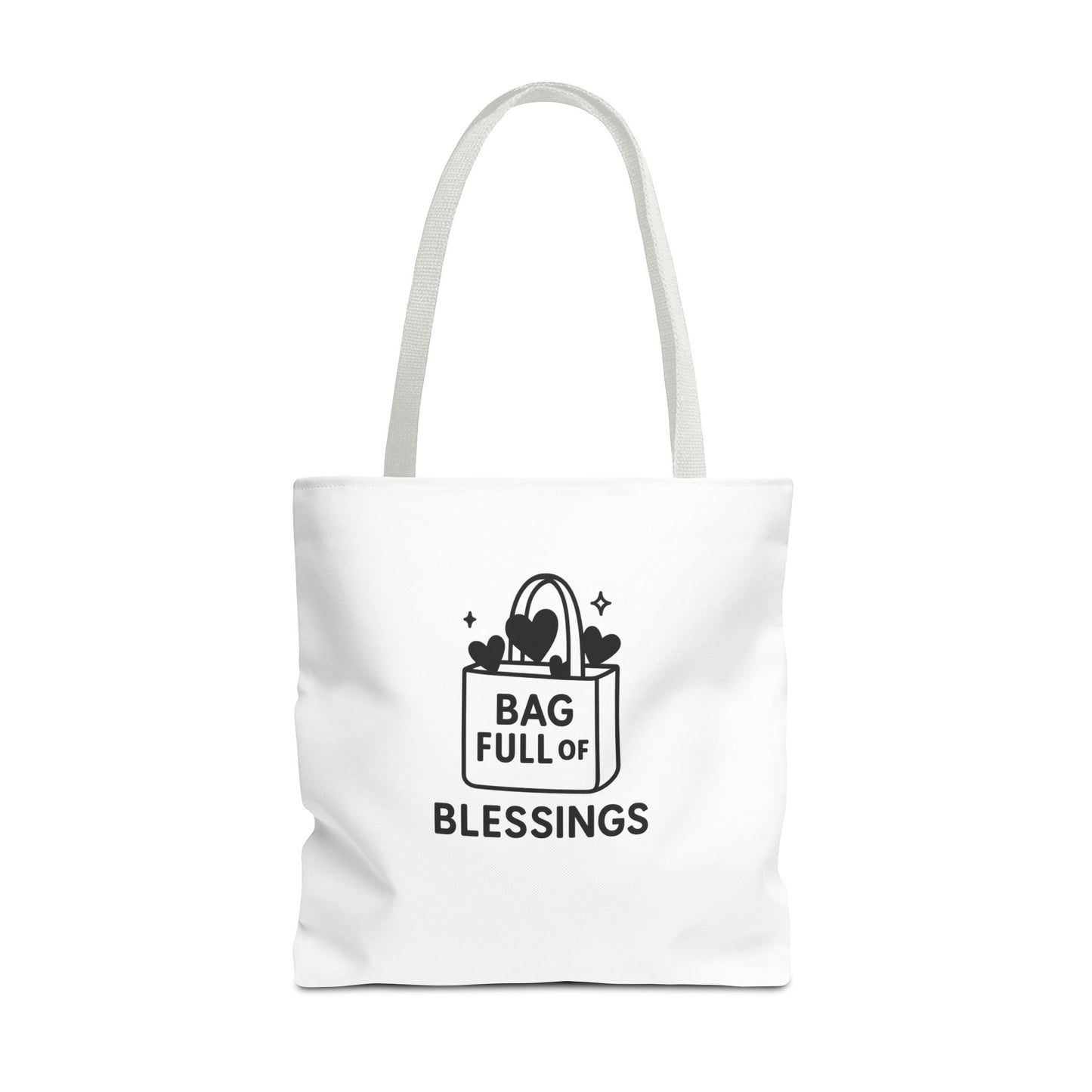 Bag Full of Blessings Tote Bag | Motivational Gift, Shopping Tote, Eco-Friendly Bag, Organizer, Gift for Women