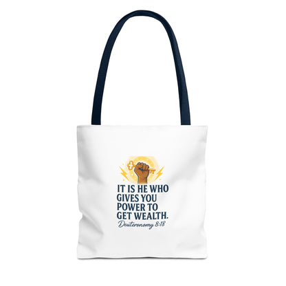 Affirmation Art Bible Verse Tote Bag