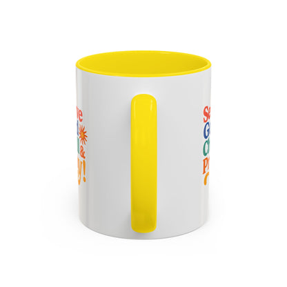 Colorful Inspirational Coffee Mug - Serve God Chill & Pray - Perfect for Gift, Relaxation, Daily Use, Coffee Lovers, Ceremonies