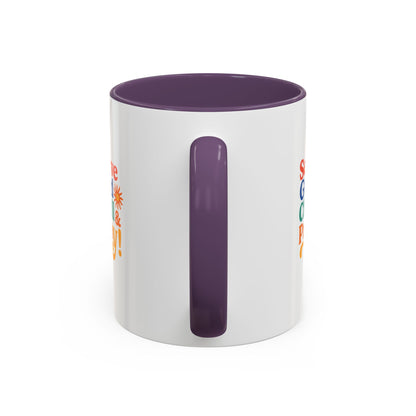 Serve God, Chill & Pray Accent Coffee Mug (11, 15oz)