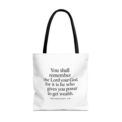 Inspirational Tote Bag - Faith Quote, Bible Verse Gift, Christian Tote, Scripture Bag, Positive Affirmation Accessory