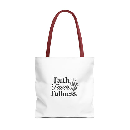 Faith Favor Fullness Tote Bag