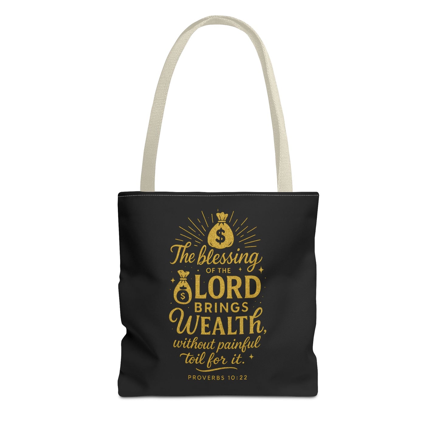 Blessing Tote Bag - Inspirational Christian Quote, Motivational Gift, Bible Verse Accessory, Versatile Shopping Bag, Spiritual Tote