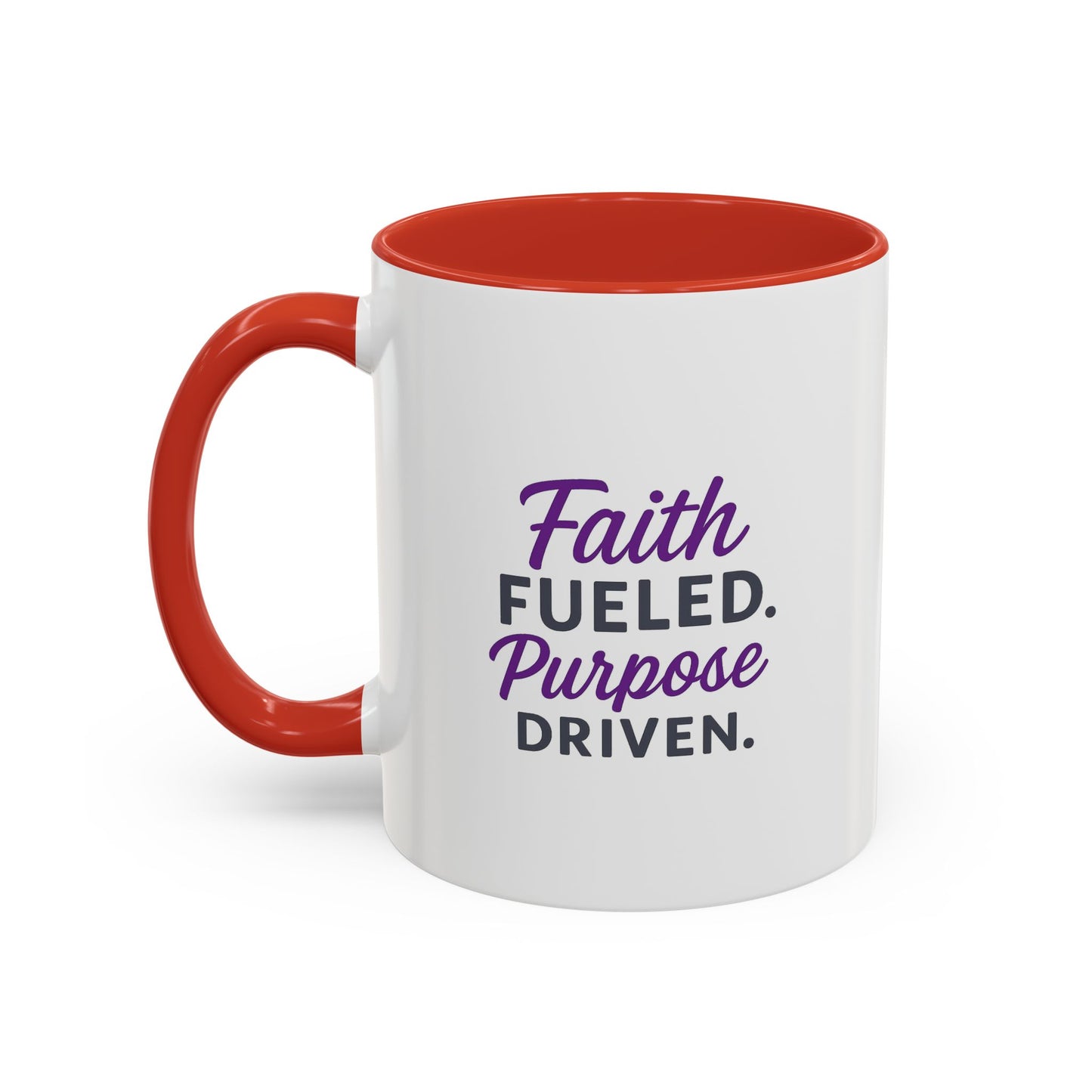 Faith Fueled Purpose Driven Coffee Mug - Inspirational Drinkware, Gift for Mom, Motivational Mug, Coffee Lover's Essential