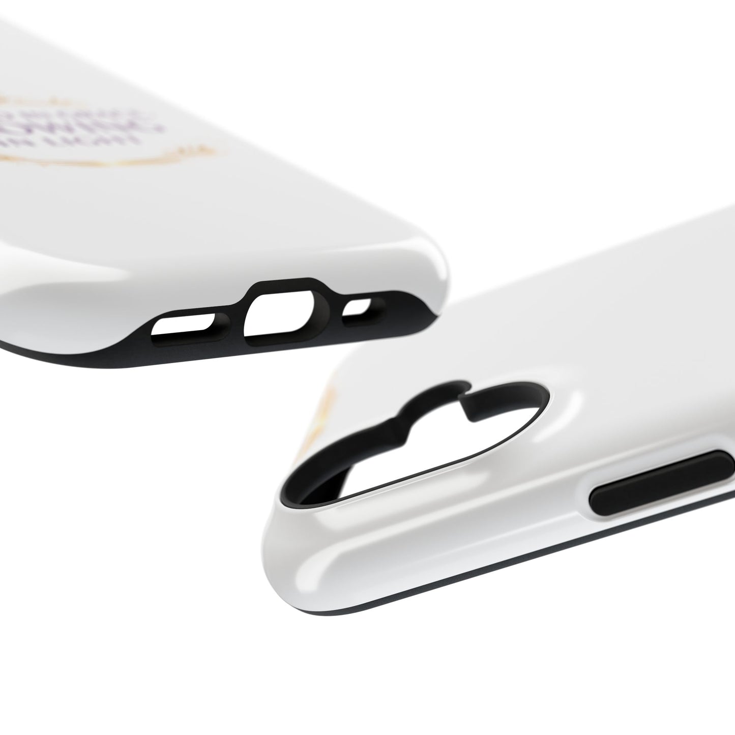 Phone Case — "Rooted in Grace, Growing in Light" Impact-Resistant Floral Design
