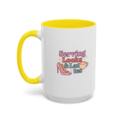 Chic Coffee Mug: Serving Looks & Lattes | Trendy Gift for Coffee Lovers, Fashion Enthusiasts, Housewarming, Birthdays, Mom's Day
