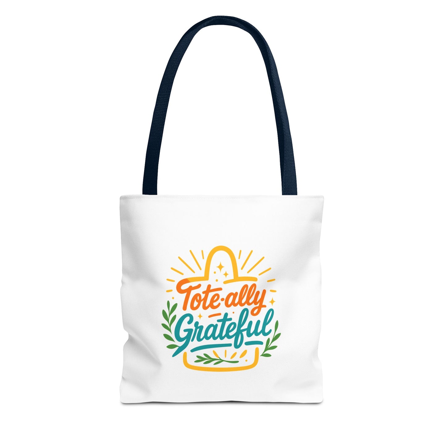 Grateful Tote Bag, Eco-Friendly Shopping Bag, Gift for Mom, Stylish Carry-All, Perfect for Summer Adventures