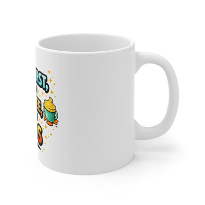 God First Then Coffee Then Kids Mug – Funny Christian Mom Gift | Mother’s Day Coffee Cup