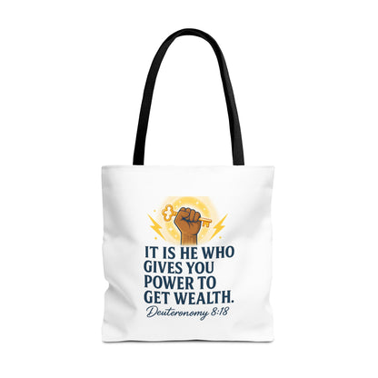 Empowering Inspirational Tote Bag, Motivational Bag, Gifts for Motivated Individuals, Scripture Tote, Versatile Shopping Bag
