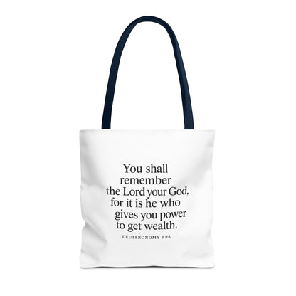 Inspirational Tote Bag - Faith Quote, Bible Verse Gift, Christian Tote, Scripture Bag, Positive Affirmation Accessory