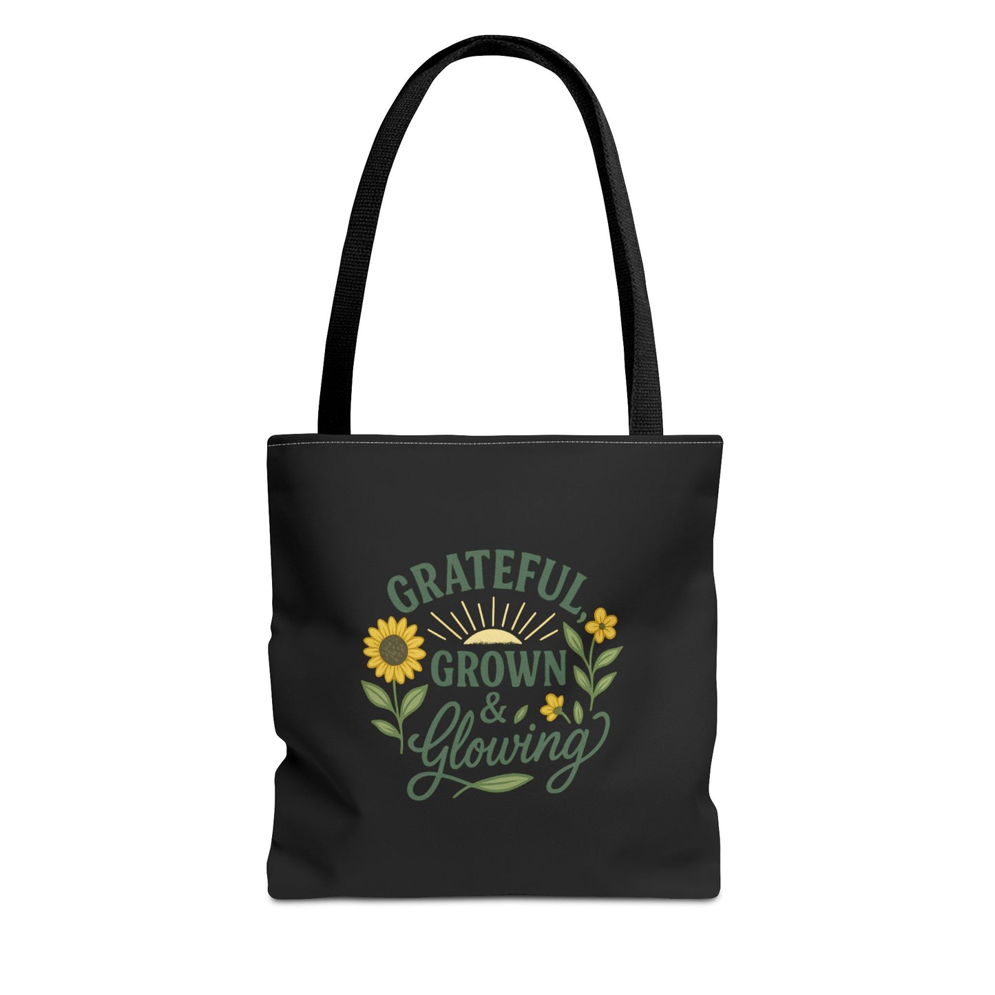 Grateful Grown & Glowing Tote Bag Eco-Friendly Shopper