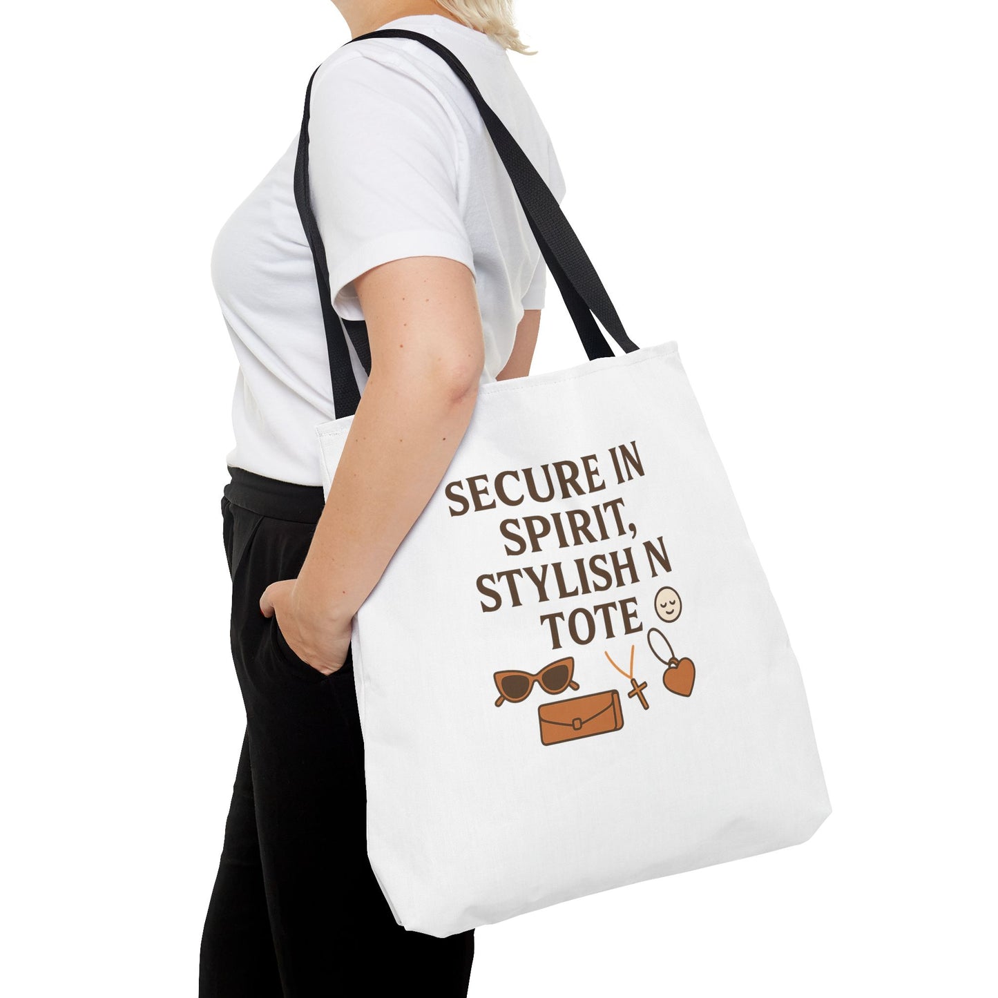 Stylish Tote Bag with Inspirational Quote | Eco-Friendly, Reusable, Perfect for Shopping, Gifts, and Everyday Use