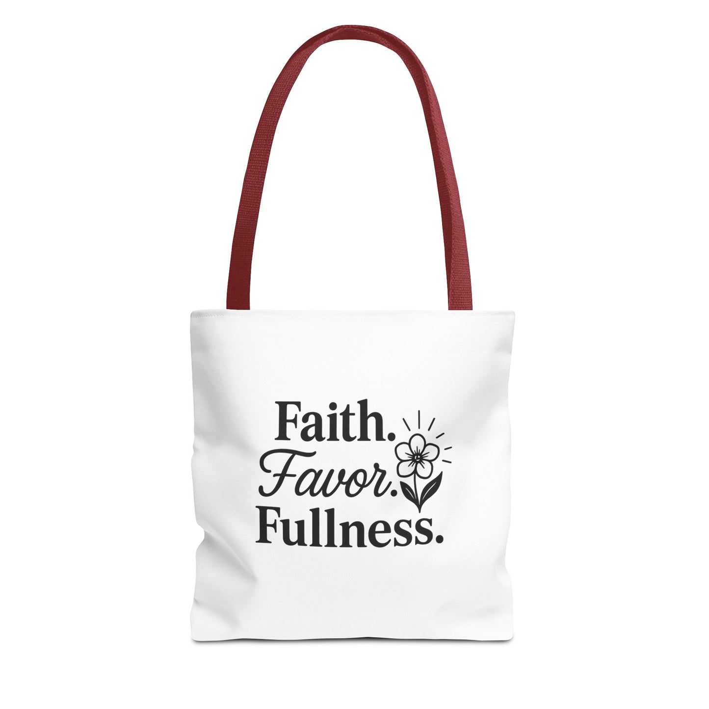 Faith-Inspired Tote Bag for Daily Essentials, Eco-Friendly Shopping Bag, Motivational Quote Tote, Spiritual Gift, Everyday Use