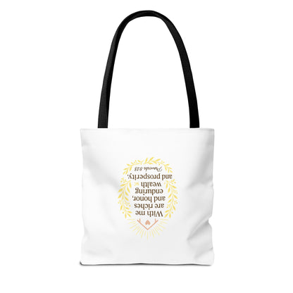 Prosperity Bible Verse Tote Bag