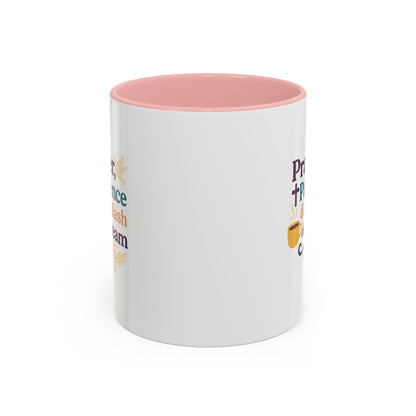 Faith-Inspired Coffee Mug - Perfect Gift for Friends and Family, Prayer Mug, Inspirational Drinkware, Christian Gift, Cute Desk Accessory