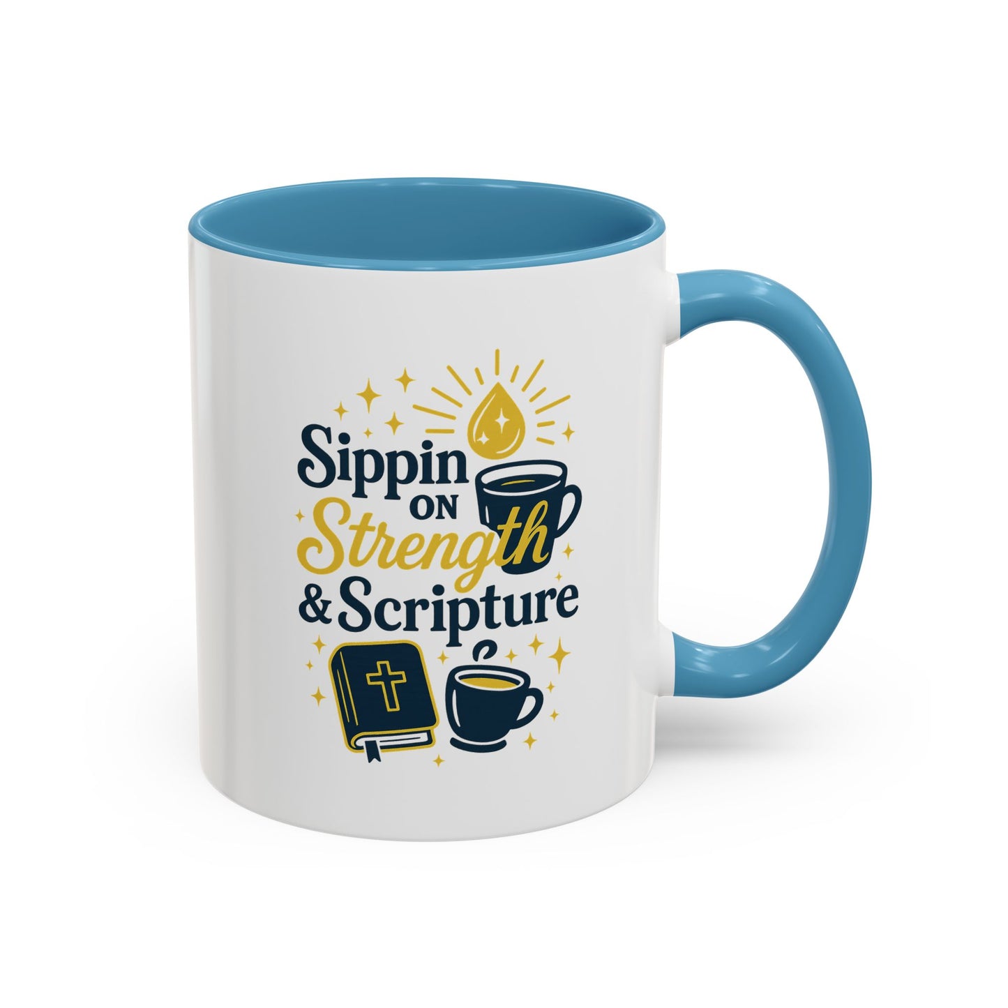 Inspirational Coffee Mug for Faith and Motivation, Perfect Gift for Christians, Scripture Quotes Mug, Cozy Beverage Companion, [...]
